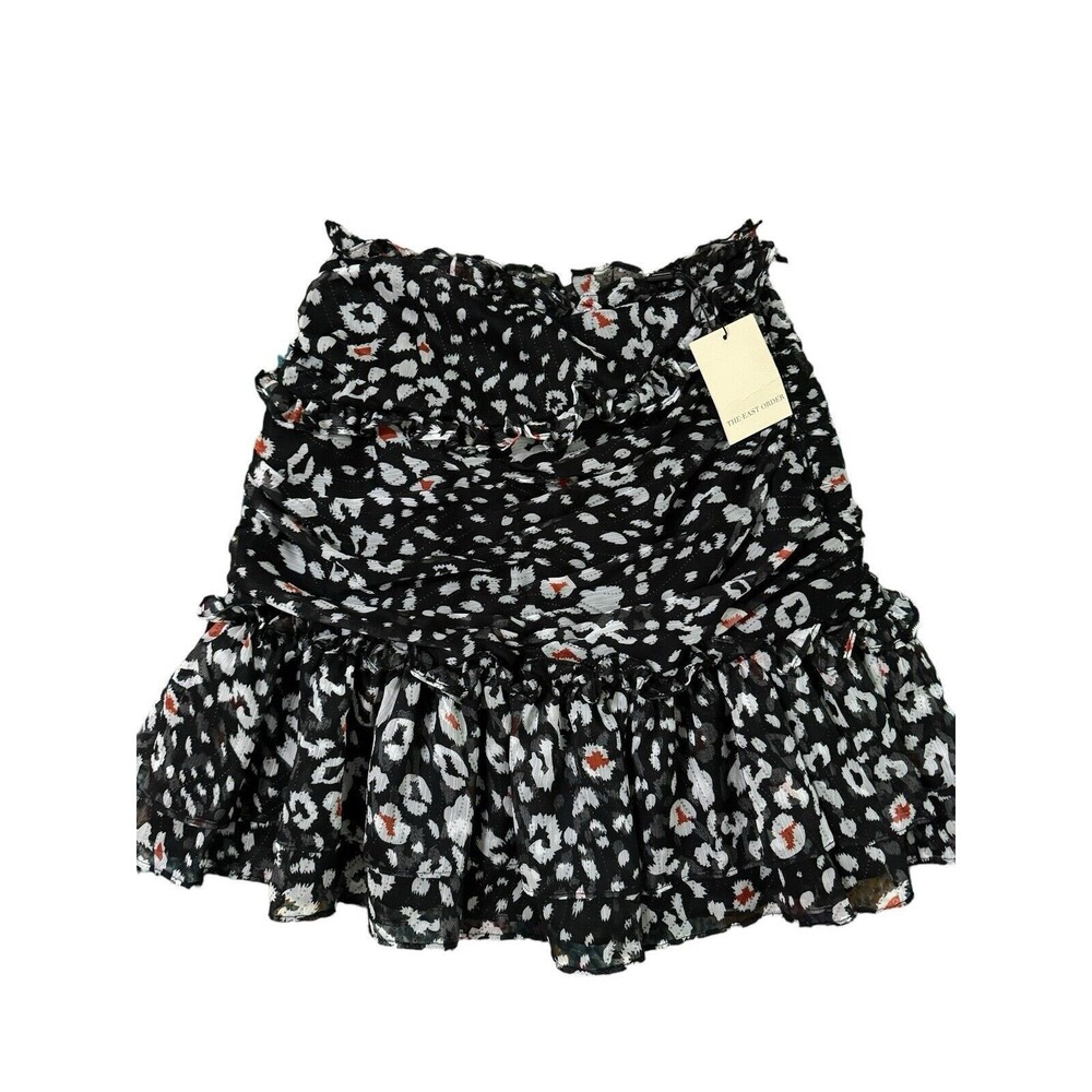 NWT The East Order Skye Skirt Chiffon Flowy‎ Tiered Size Small